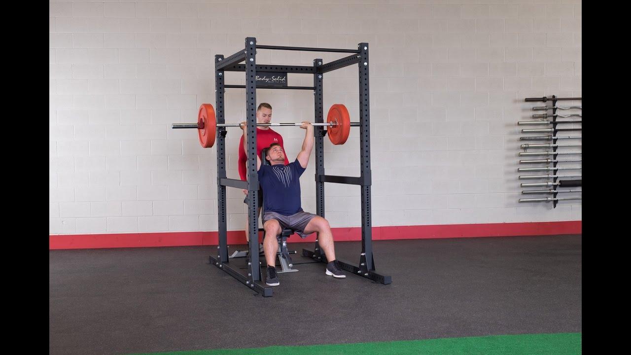 Watch Body-Solid SPR1000 Commercial Power Rack