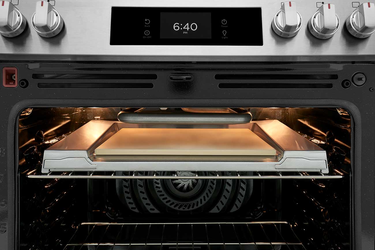 Interior View of Frigidaire Range
