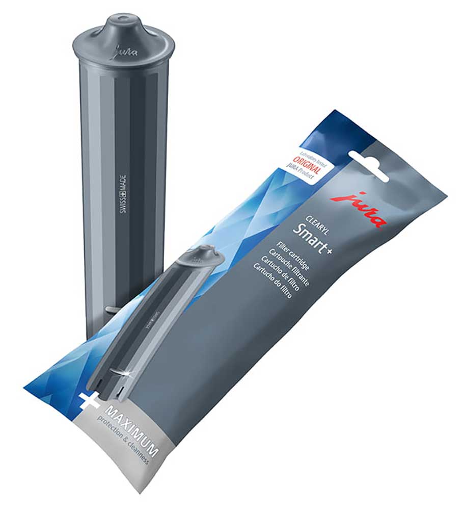 Front view of Water Filter Cartridge with Packaging