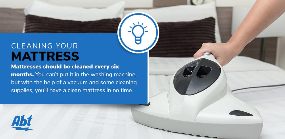 cleaning your mattress graphic