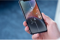 Phone with app open
