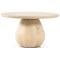 Four Hands Merla Wood Bunching Table in Light Natural Ash Veneer