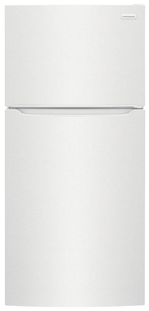Front of refrigerator in White.