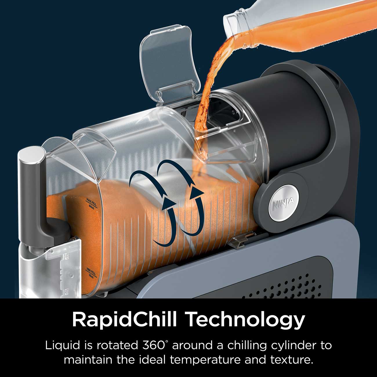 SLUSHi 88 Oz. Professional Frozen Drink Maker RapidChill Detail