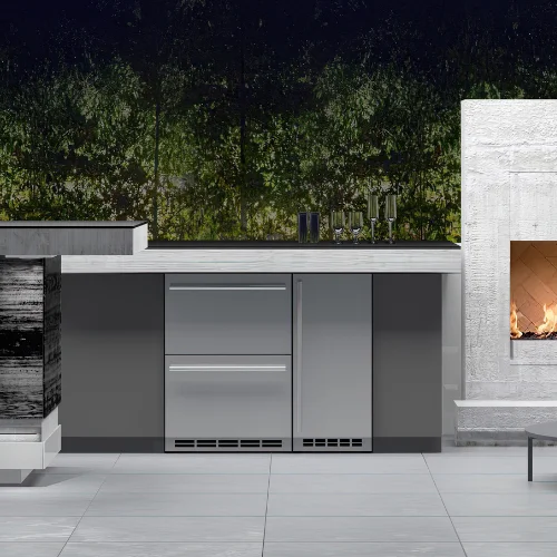U-Line refrigerator and freezer drawers