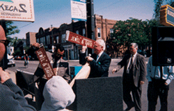 Street Naming of Wolfram St. - Jewel &amp; David Abt Way