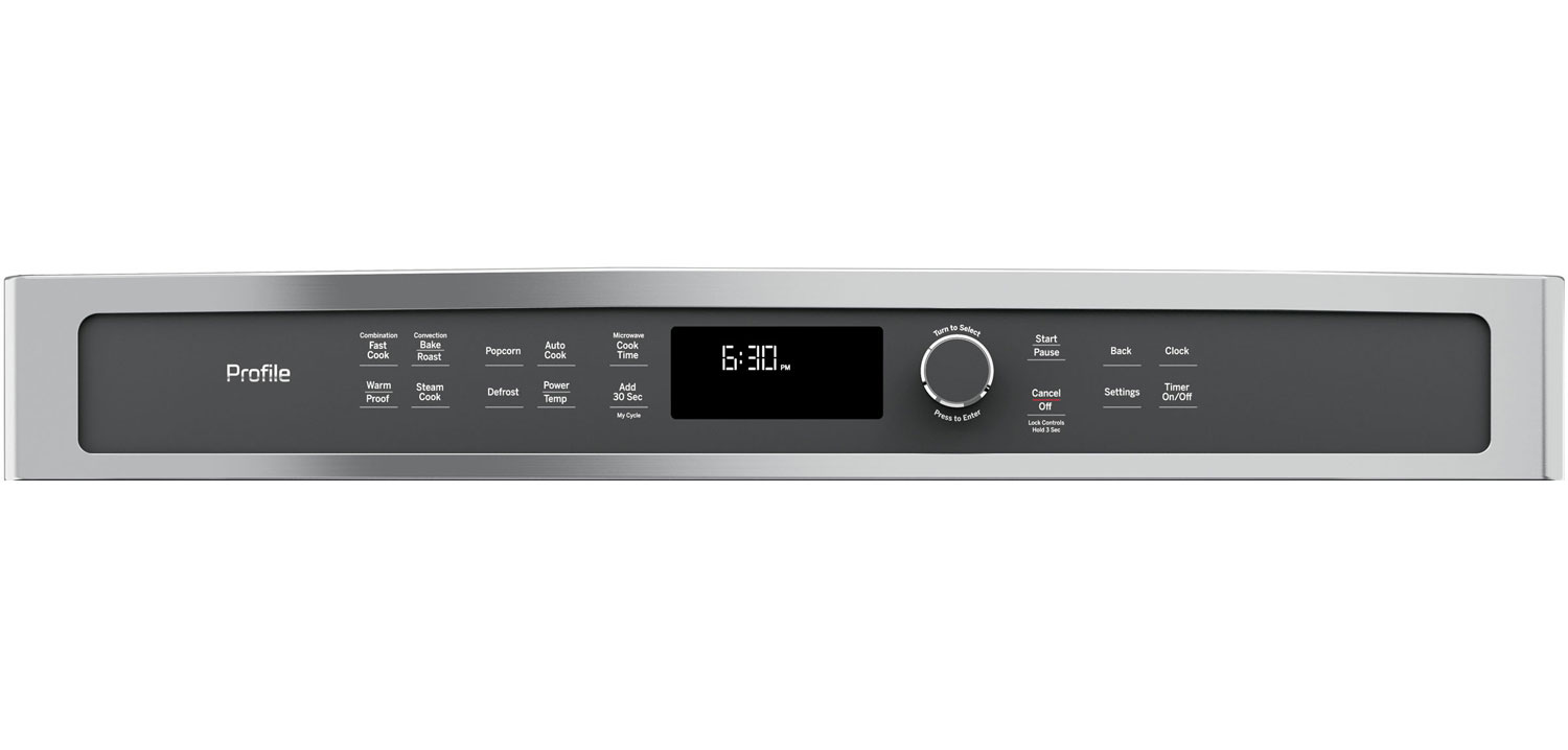 GE Profile 30" BuiltIn Microwave PWB7030SLSS Abt