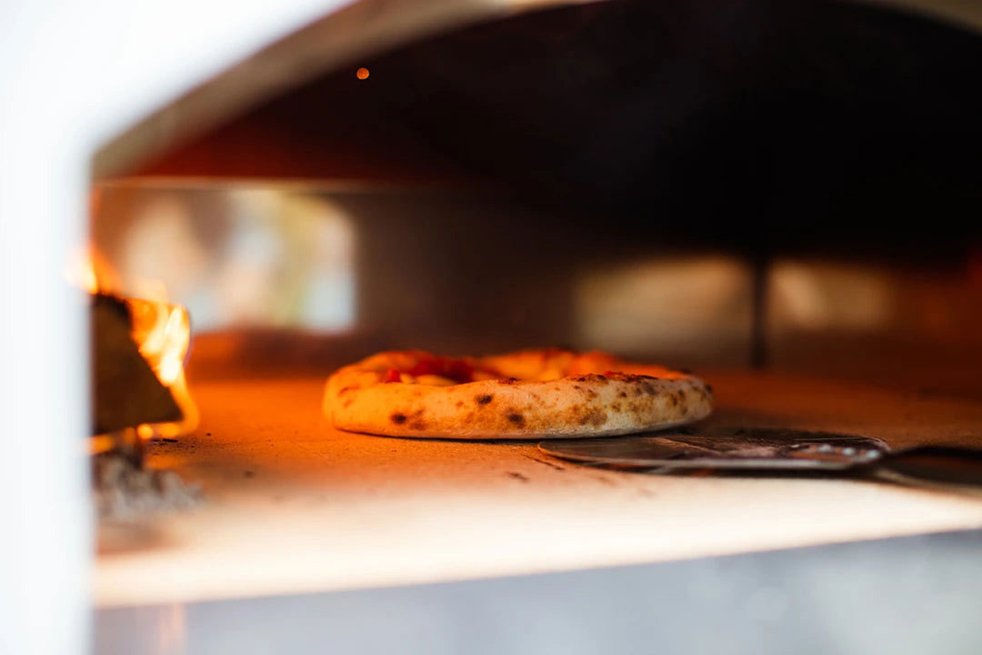 Closeup View of Pizza