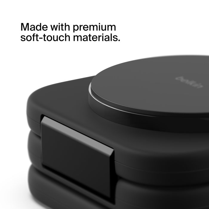 Infographic View of Belkin Wireless Charging Pad Materials