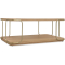 Hooker Furniture Banyon Bay Rectangle Cocktail Table in Light Desert Oak | Brushed Brass