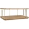 Hooker Furniture Banyon Bay Rectangle Cocktail Table in Light Desert Oak | Brushed Brass