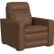 Flexsteel Dutch Power Recliner with Power Headrest and Lumbar in Cortado Leather