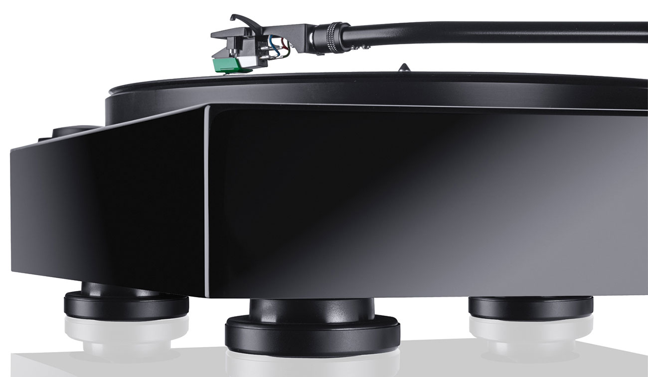 Corner View of Magnat Turntable Opened