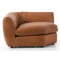 Four Hands Saldana Corner Chair Sectional in Lorento Cognac Leather