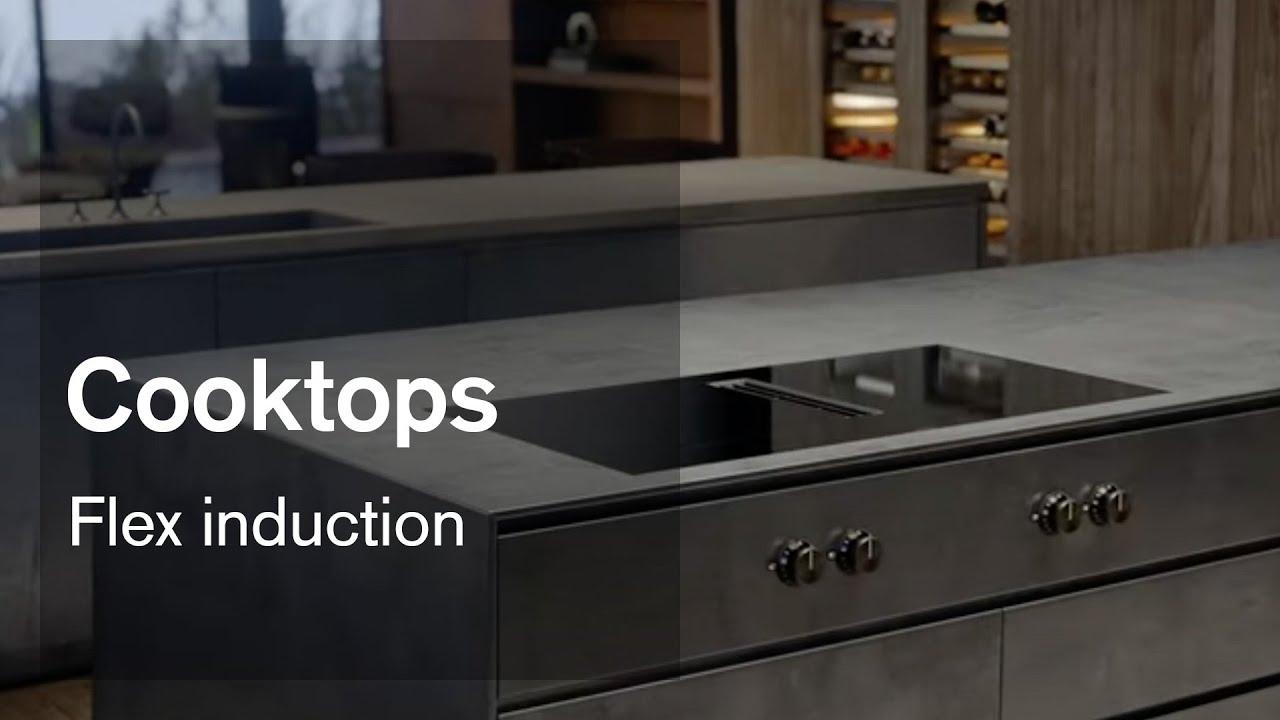 Watch Flex induction cooktop with integrated ventilation 400 series | Gaggenau
