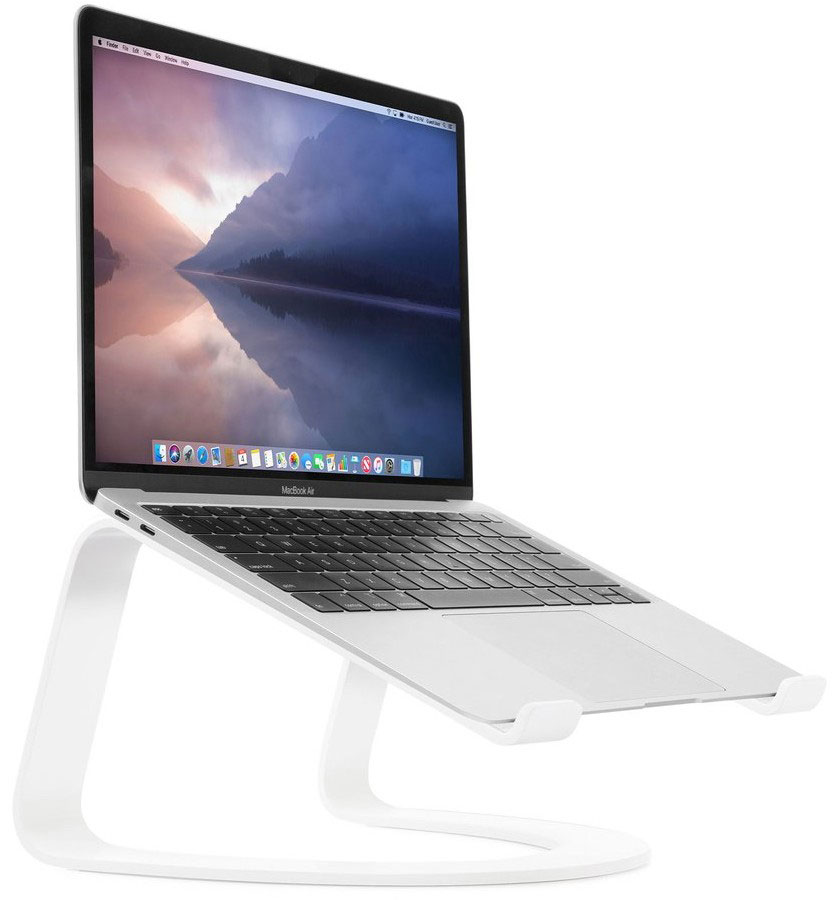 Twelve South White Curve Laptop Stand For MacBook - 12-1915