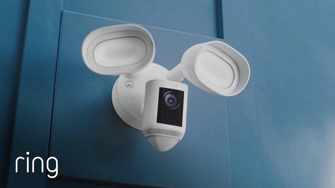 Watch Ring Floodlight Cam Wired Pro | Advanced Outdoor Security | Next-Gen Features & Birds Eye View