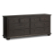 Four Hands Geoffrey Wide Dresser with 8 Drawers in Smoked Black Veneer