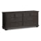 Four Hands Geoffrey Wide Dresser with 8 Drawers in Smoked Black Veneer