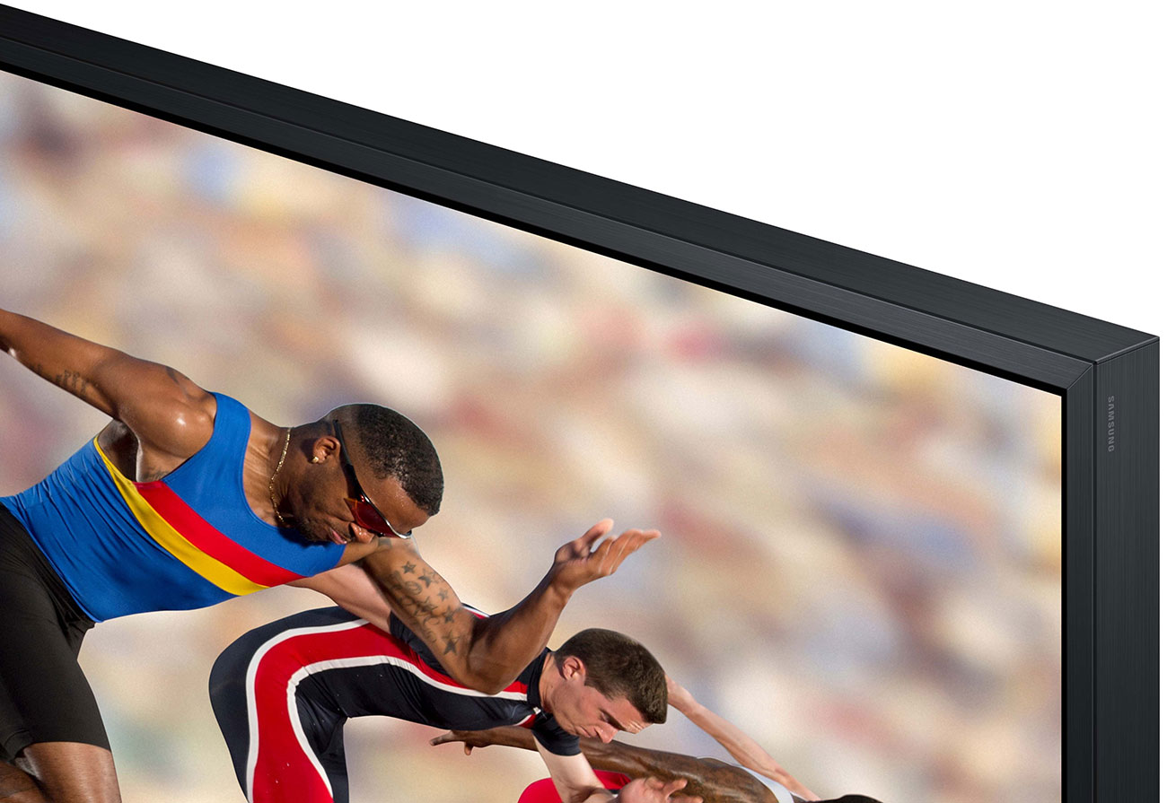 Close Up View Of The TV Bezel
