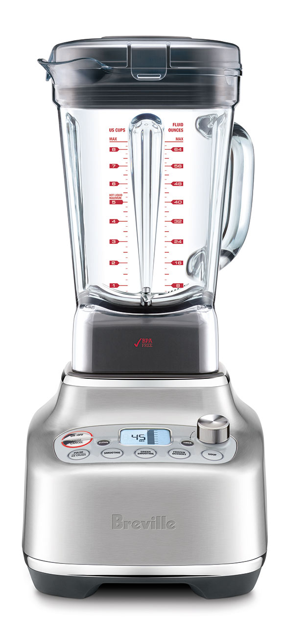 Large View of Breville The Super Q Brushed Stainless Steel Blender