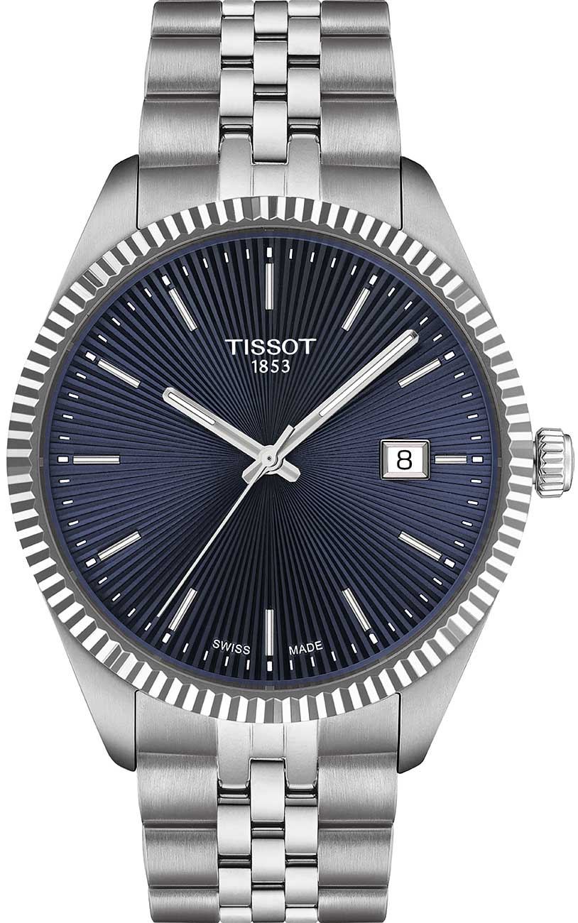 Tissot Ballade Watch 40mm with Blue Dial - T1564101104100