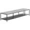 ErgoAV Extra Large TV Stand 78-Inch with Metal Frame in Concrete Finish