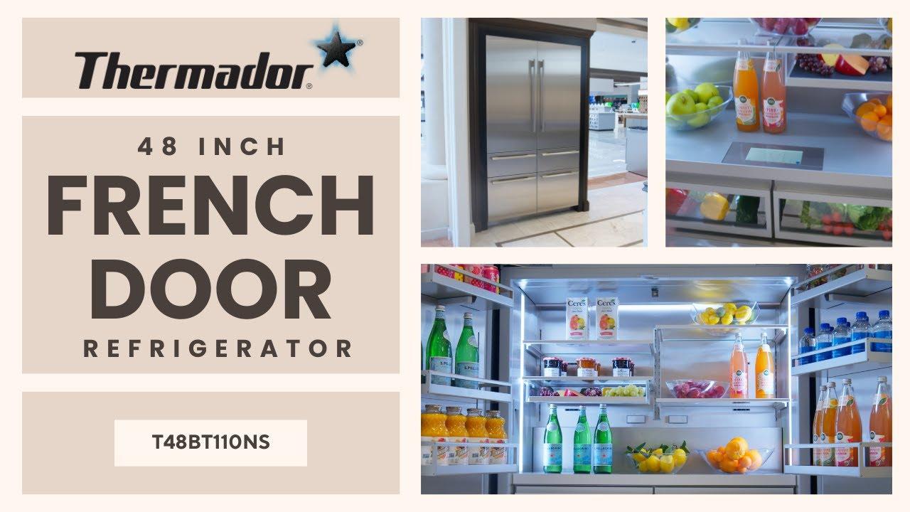 Watch Thermador 48 inch French Door Masterpiece Refrigerator T48BT110NS