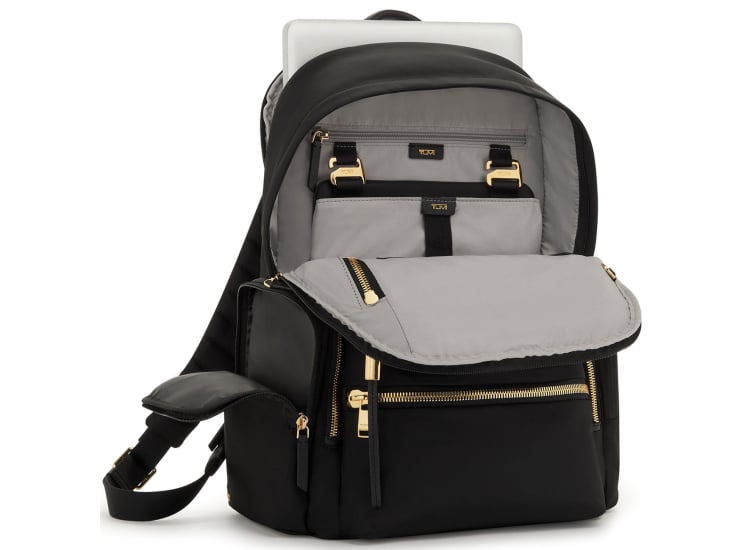 tumi backpack accessories - Alpha Bravo Search - Laptop Backpack for Men & Women - Backpack for Work & Travel - 17.0" X 14.0" X 8.3" - Black and features smaller pockets inside and out to organize everything from your smaller tech to your lipstick and keys Personalized Tumi Just In Case