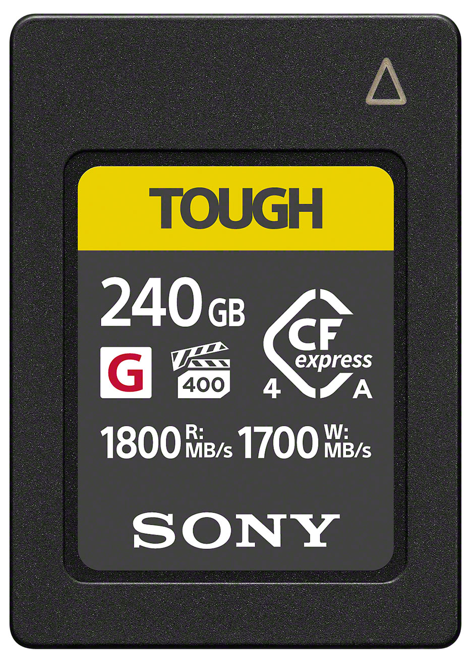 Front View of Sony CFexpress Card