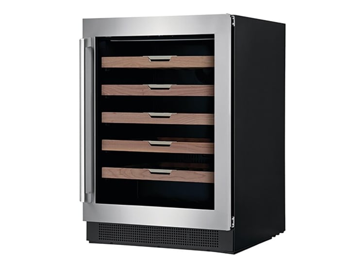 Electrolux 5.1 Cu. Ft. Under-Counter Wine Cooler 24-Inch Wide in Stainless Steel Frame - EI24WC15VS