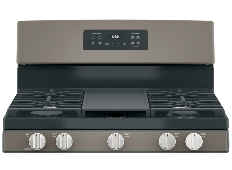 GE 30" Slate Freestanding Gas Range - JGBS66EEKES