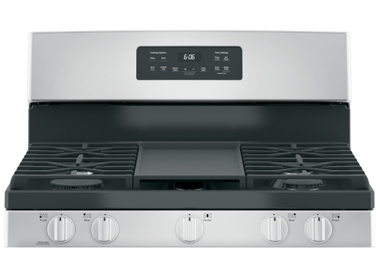 GE 30 In. Stainless Steel Freestanding Gas Range - JGBS66REKSS