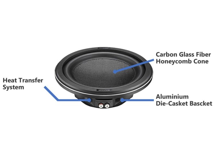 Kfc Xw1000f 10 Inch Kenwood Subs In Box Kenwood EXcelon Subwoofer