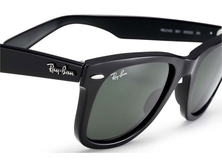 Ray Ban Wayfarer 54mm Polarized Ray-Ban Wayfarer Black Sunglasses