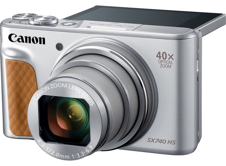Canon PowerShot SX740 HS Silver 20.3 Megapixel Digital Camera - 2956C001