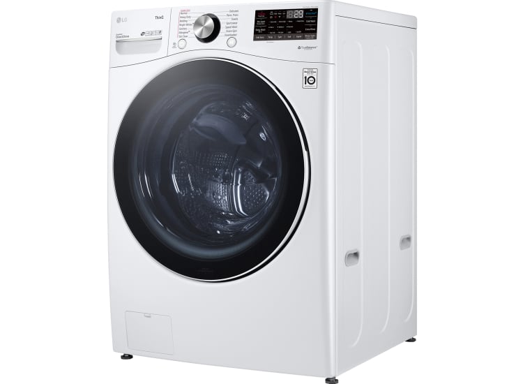 LG 5 Cu. Ft. White Steel Smart Wi-Fi Enabled Front Load Washer With TurboWash 360 And Built-In Intelligence - WM4200HWA