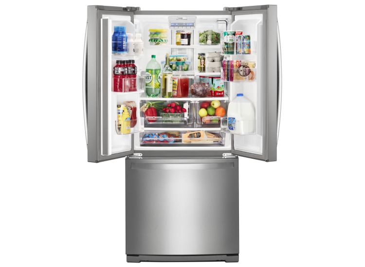 Whirlpool 30" Fingerprint Resistant Stainless Steel French Door Refrigerator - WRF560SMHZ