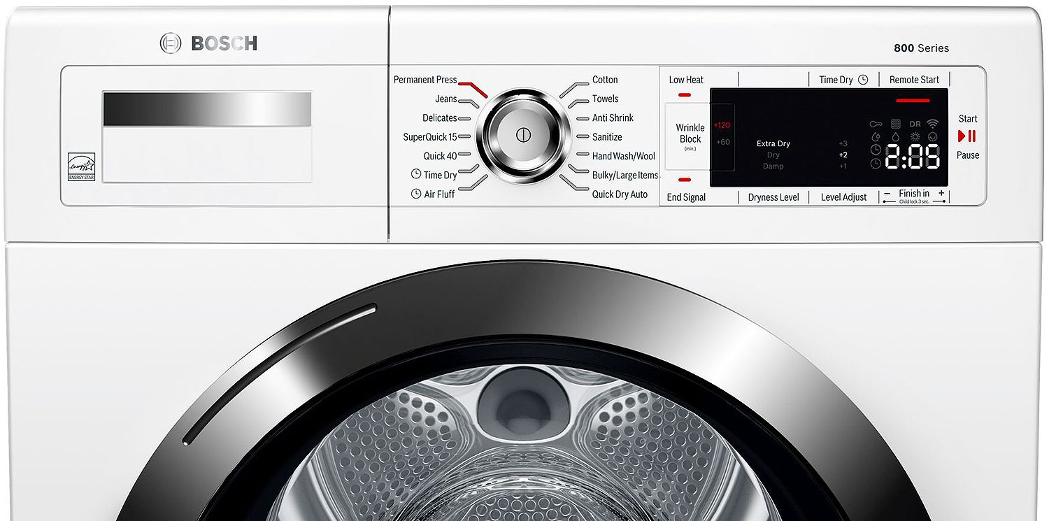 Bosch Compact Condensation Electric Dryer Wtg865h3uc