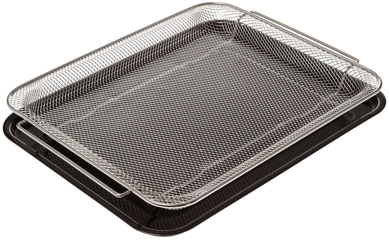 Main Front view of GE Air Fry Basket & Tray Set
