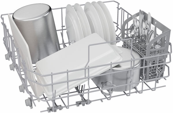 Bottom Rack Dishes view of Bosch Dishwasher