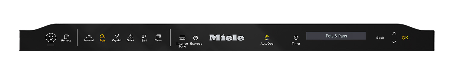 Miele G 7366 SCVi SF AutoDos 24" Clean Touch Steel Dishwasher Abt