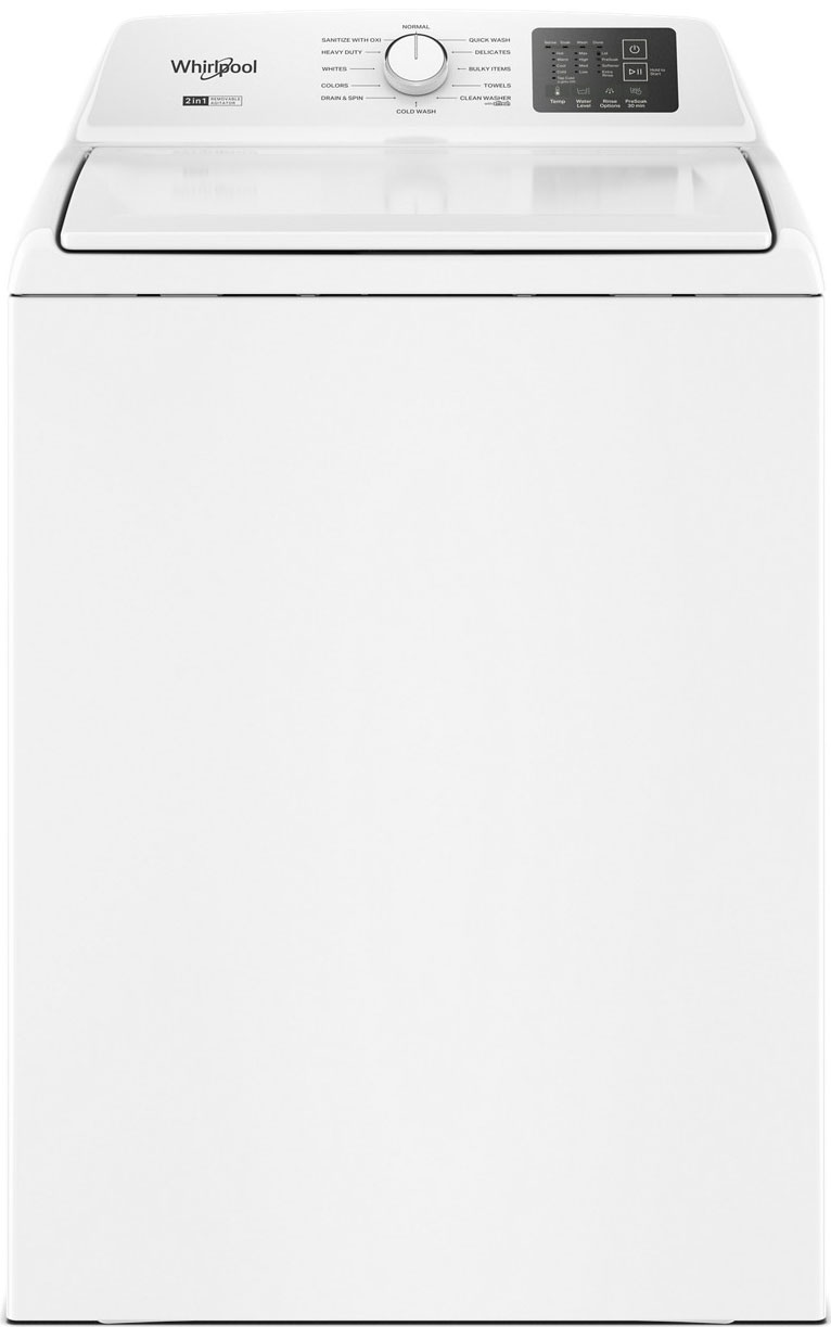 Main Front view of Whirlpool Washer in White
