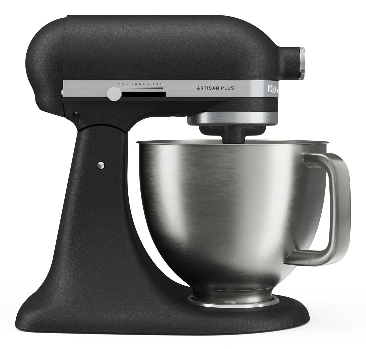 KitchenAid Artisan Plus 5 Qt. Stand Mixer in Cast Iron Black - KSM50PKVXBK