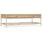 Hooker Furniture Living Room Retreat Pole Rattan Cocktail Table in Dune