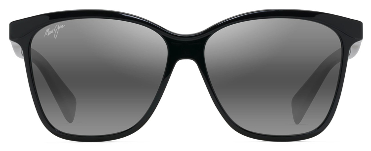 Maui Jim Liquid Sunshine Glossy Black Sunglasses With Grey Lenses Maui Jim Liquid Sunshine Gloss Black + Neutral Grey – Sand  main image 2