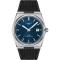 Tissot PRX Powermatic 80 Blue Dial Black Rubber Strap Watch, 40mm