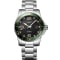 Longines HydroConquest 41mm Watch with Black Dial and Stainless Steel Bracelet