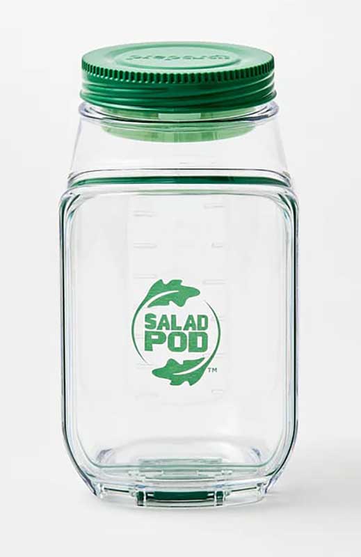 Front view of Salad Pod (Vertical)