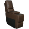 Flexsteel Straight Console Henry in Burnt Umber Leather Finish